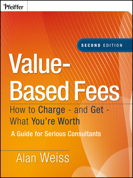 Cover image for Value-Based Fees